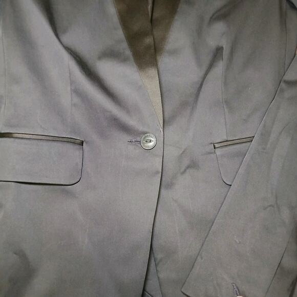 Rag & Bone Women's Tuxedo Blazer Jacket Satin Lapel Size 0 Made in USA - Picture 3 of 8